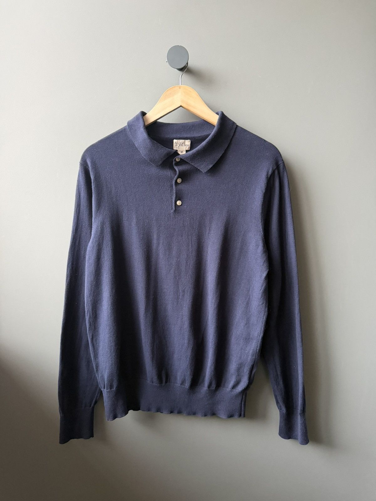 J.Crew J.Crew Henley Collar Cotton Sweatshirt Size M Size US M / EU 48-50 / 2 - 1 Thumbnail