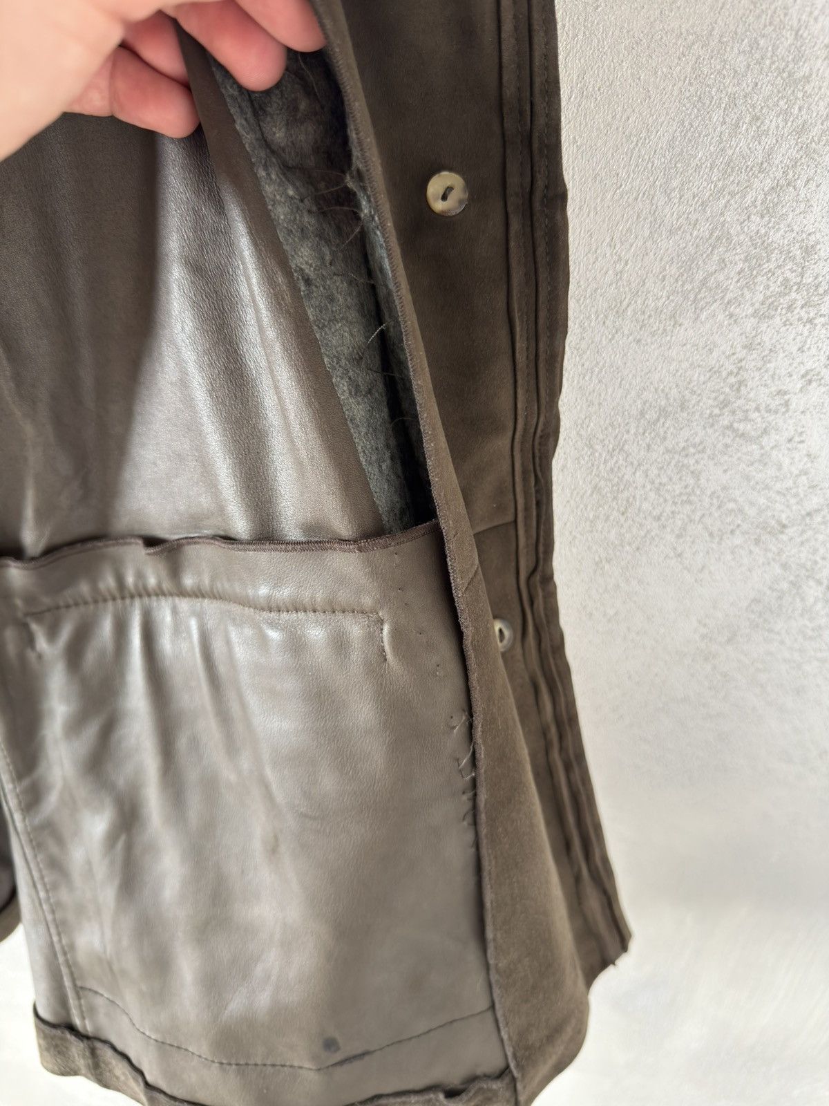 Loro Piana Loro Piana Reindeer Suede Leather Brown Jacket Size M / US 6-8 / IT 42-44 - 15 Thumbnail