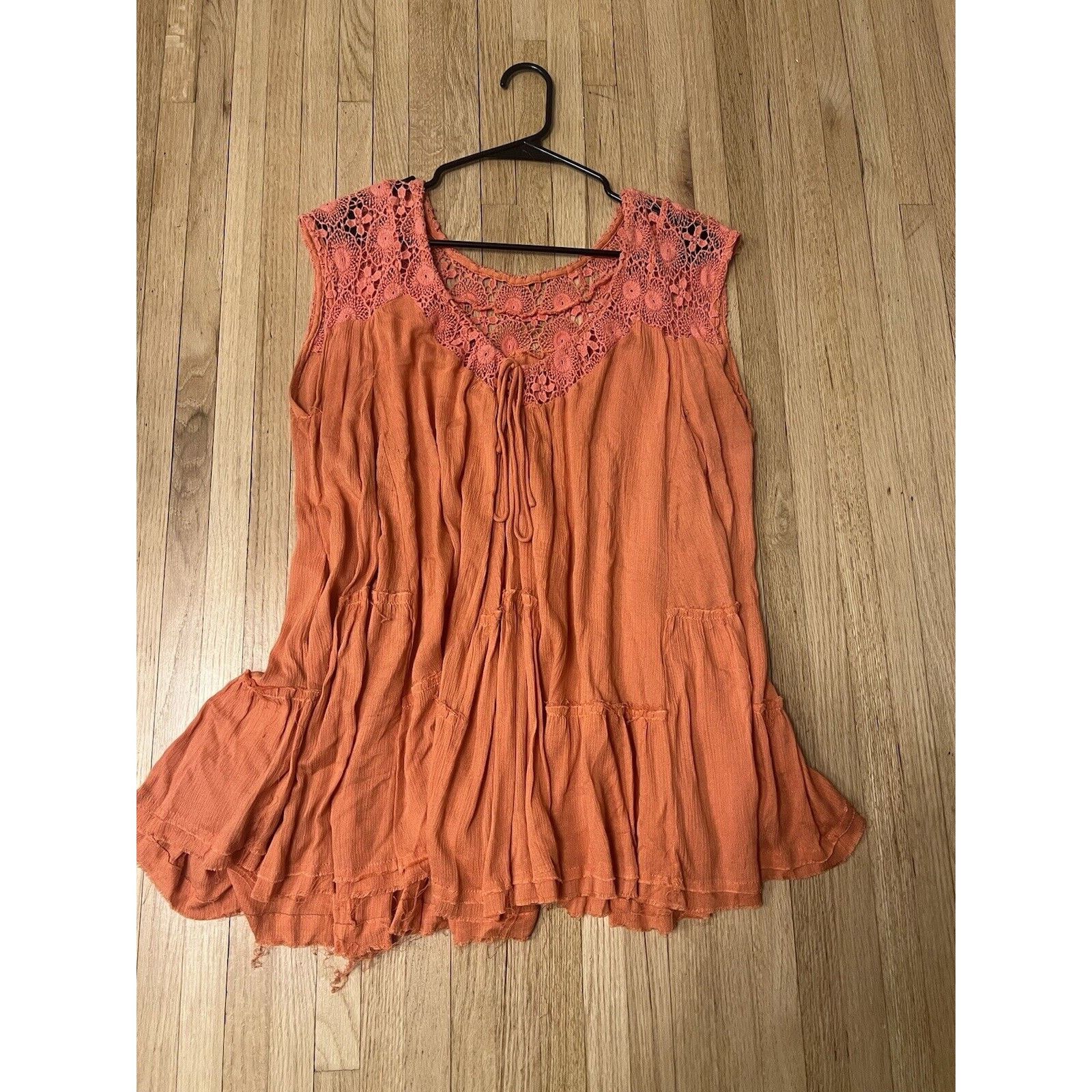 All Blues Altar’d State Women's Pink/Orange Tank Top Small Soft Knit Size S / US 4 / IT 40 - 1 Thumbnail