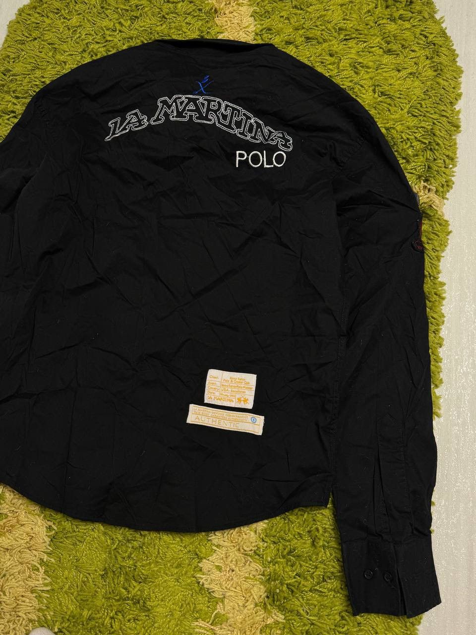 Polo Ralph Lauren VINTAGE OLDMONEY LA MARTINA BIG LOGO POLO BUTTON UP SHIRT Size US M / EU 48-50 / 2 - 3 Thumbnail
