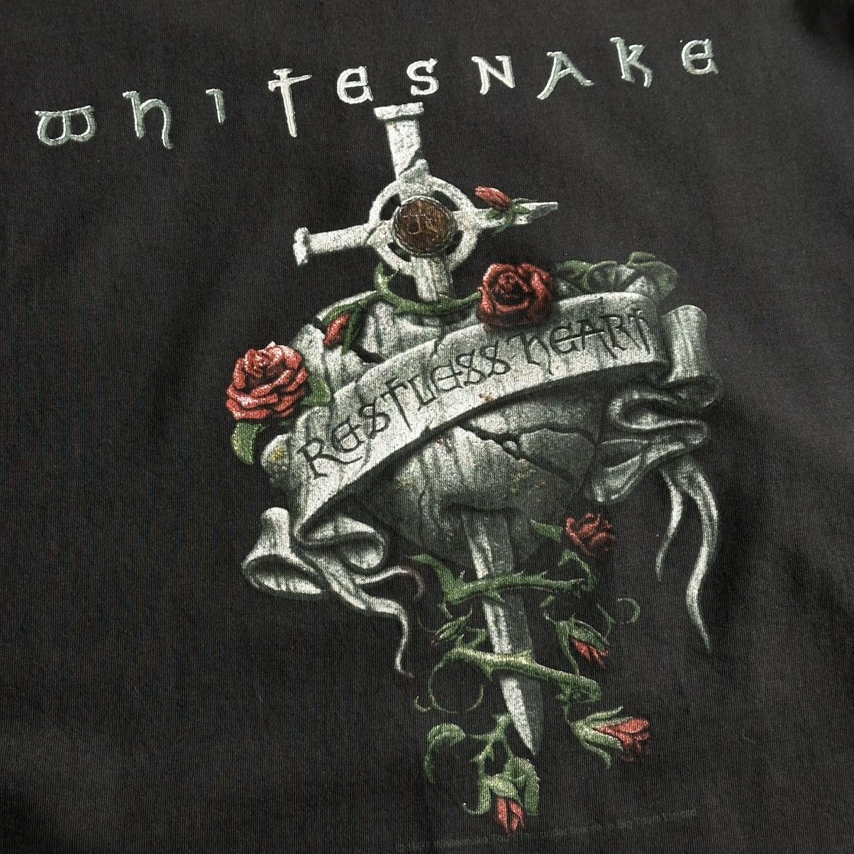Band Tees Vintage 1997 Whitesnake Restless Heart Long Sleeve Shirt Size US XL / EU 56 / 4 - 3 Thumbnail