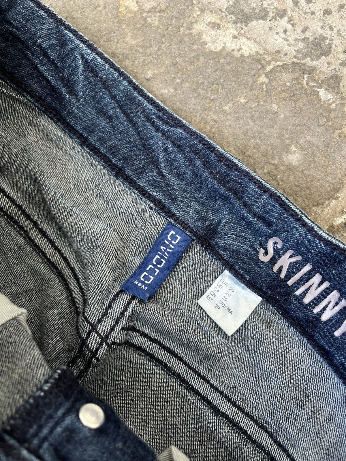 Vintage Vintage Skinny Jeans Size US 29 - 3 Thumbnail