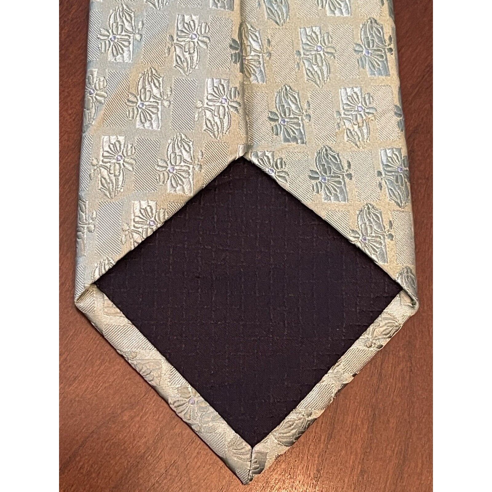 Club Room Club Room Green 100% Silk Men’s Neck Tie Made In China Size ONE SIZE - 2 Thumbnail