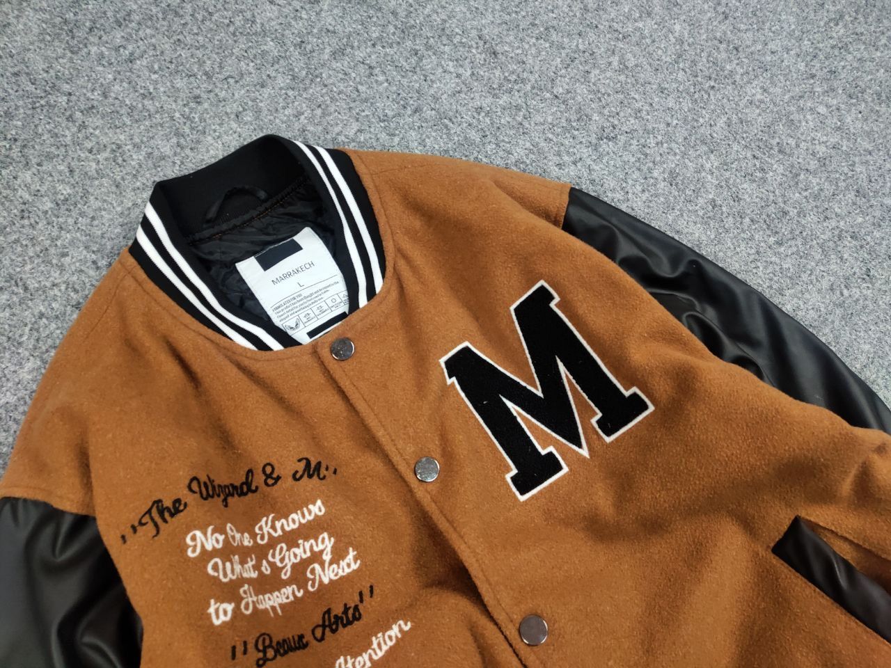 Vintage Vintage Japan Varsity bomber Jacket Letterman Y2K Style Size US L / EU 52-54 / 3 - 11 Thumbnail