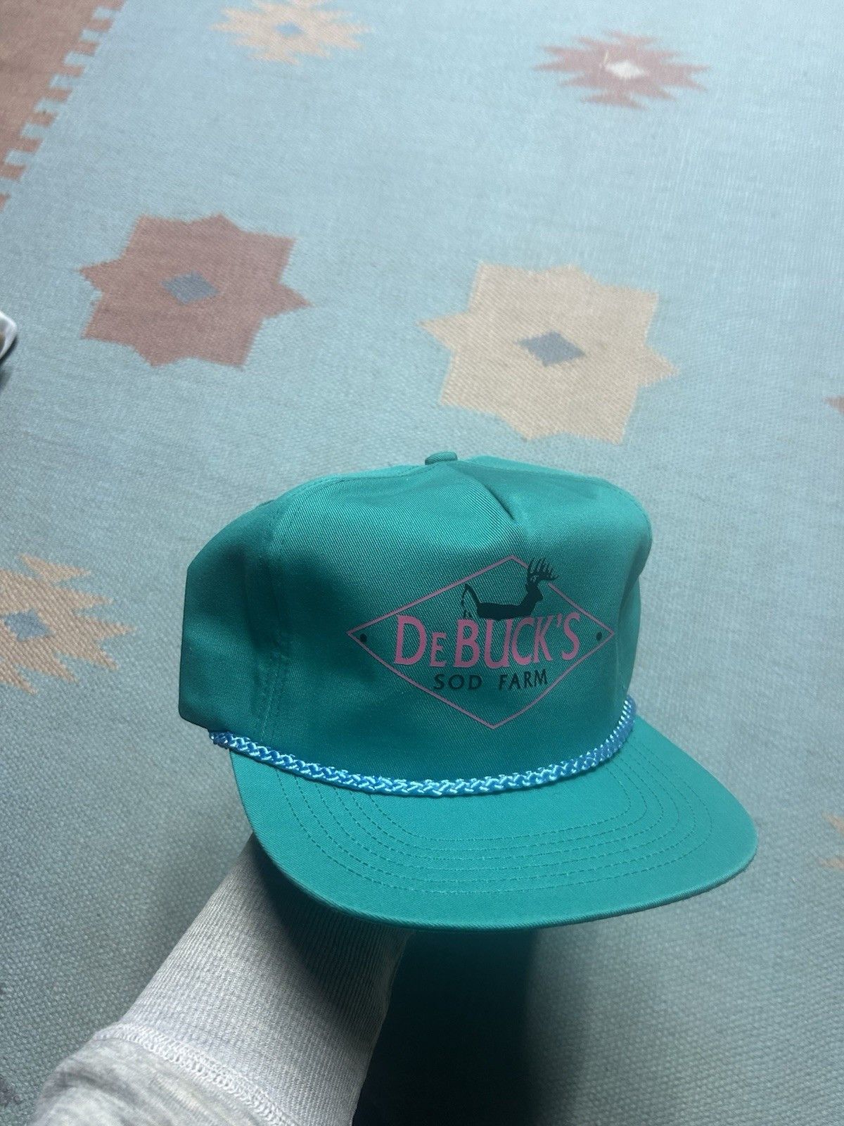 Vintage Vintage 80s 90s StrapBack hat DeBuck’s Sod farm deer buck Size ONE SIZE - 1 Thumbnail