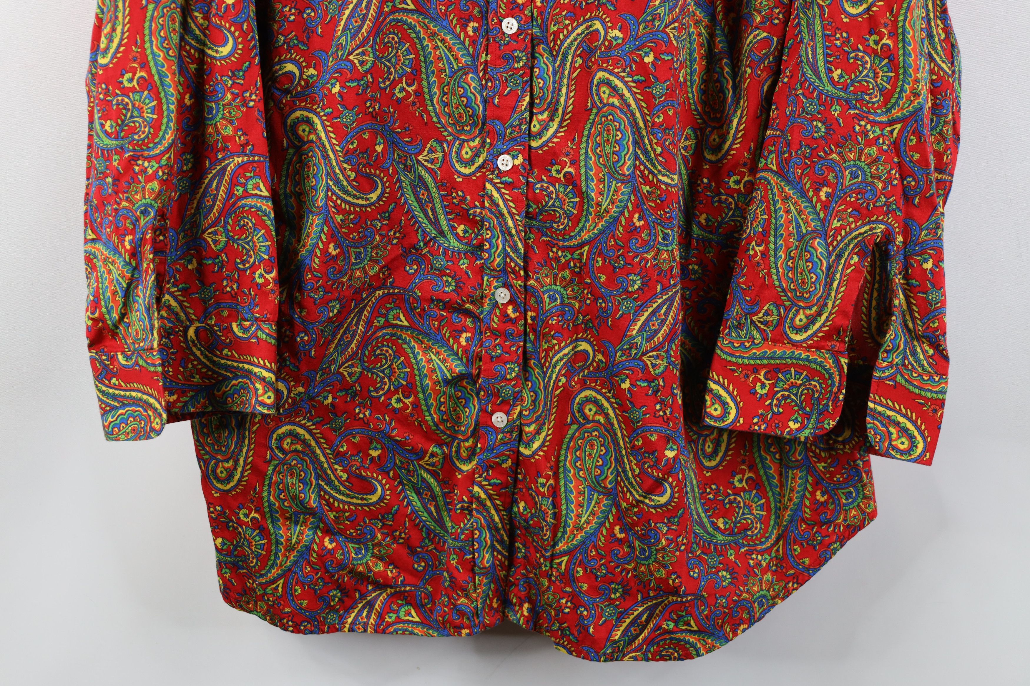 Vintage 90s Ralph Lauren Collared Button Shirt Cotton