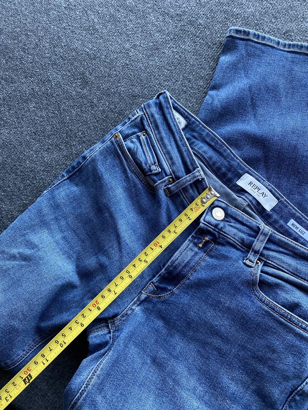 Replay 🔥Opium Punk Gothic Replay Bootcut new luz jeans 30 Size 30" / US 8 / IT 44 - 8 Thumbnail