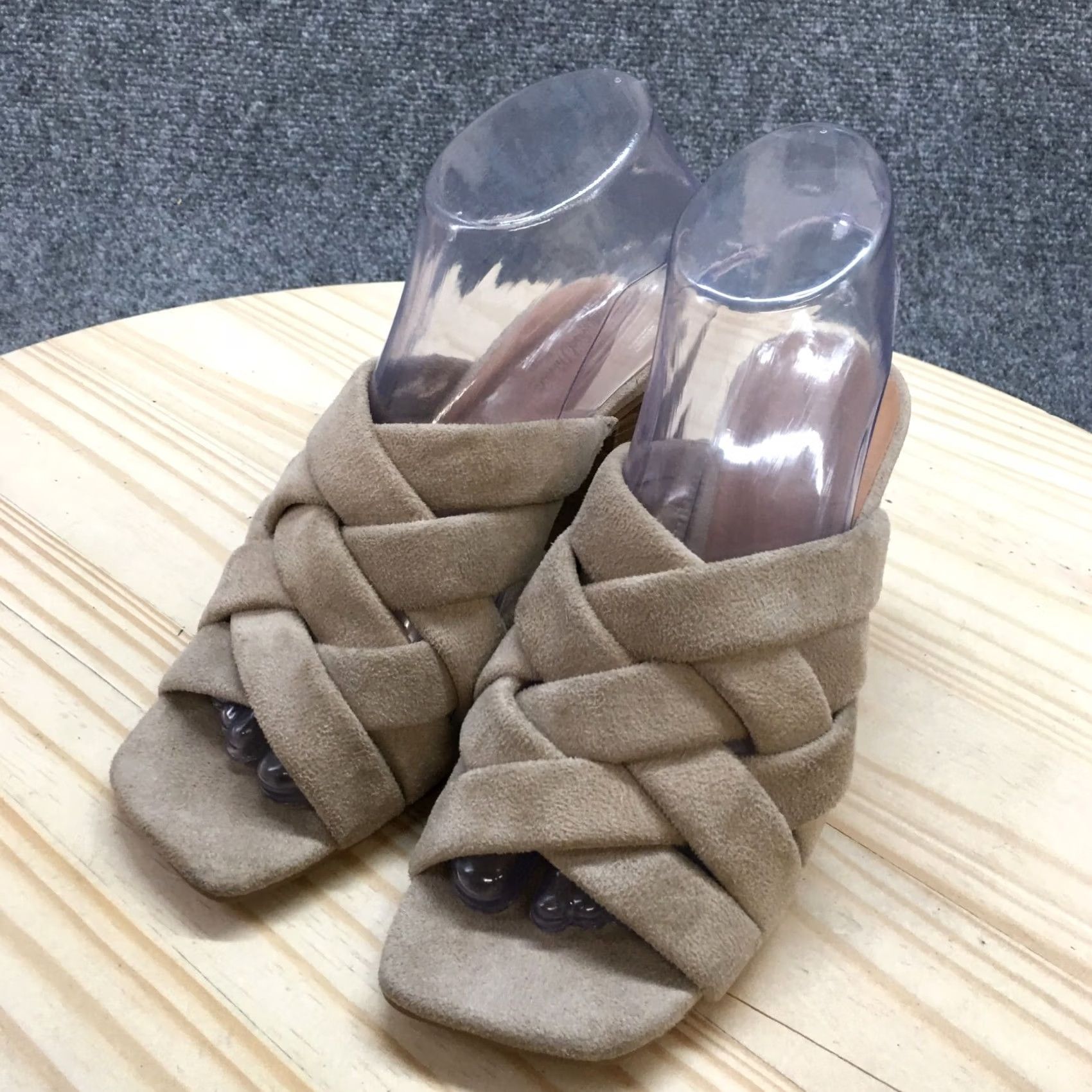 Vintage Universal Thread Andy Sandals Womens 6.5 Brown Braided Strap Slip On Mule Slide Casual Shoes Women Size US 7 / IT 37 - 3 Thumbnail