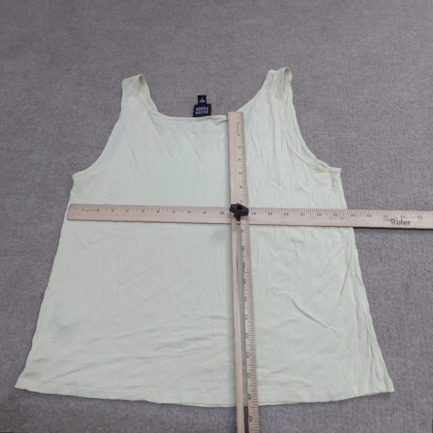 Eileen Fisher Eileen Fisher Top Womens Large Green Silk Sleeveless Round Neck 100% Silk Tank Casual Knit Breathable Regular Size L Shirts? Size L / US 10 / IT 46 - 4 Thumbnail