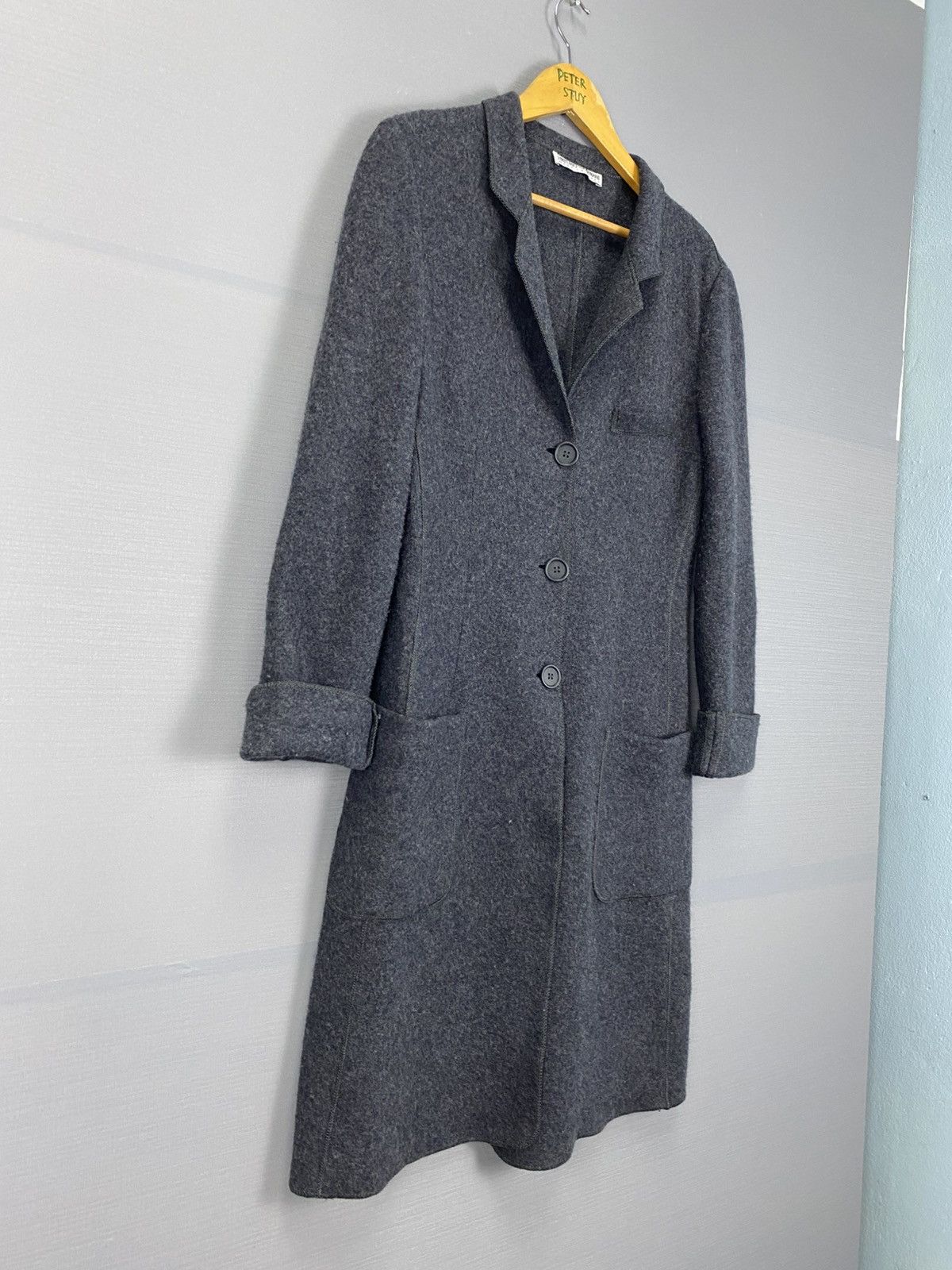 Emporio Armani × Vintage × WE Fashion Emporio Armani long coat Size US XXS / EU 40 - 4 Thumbnail