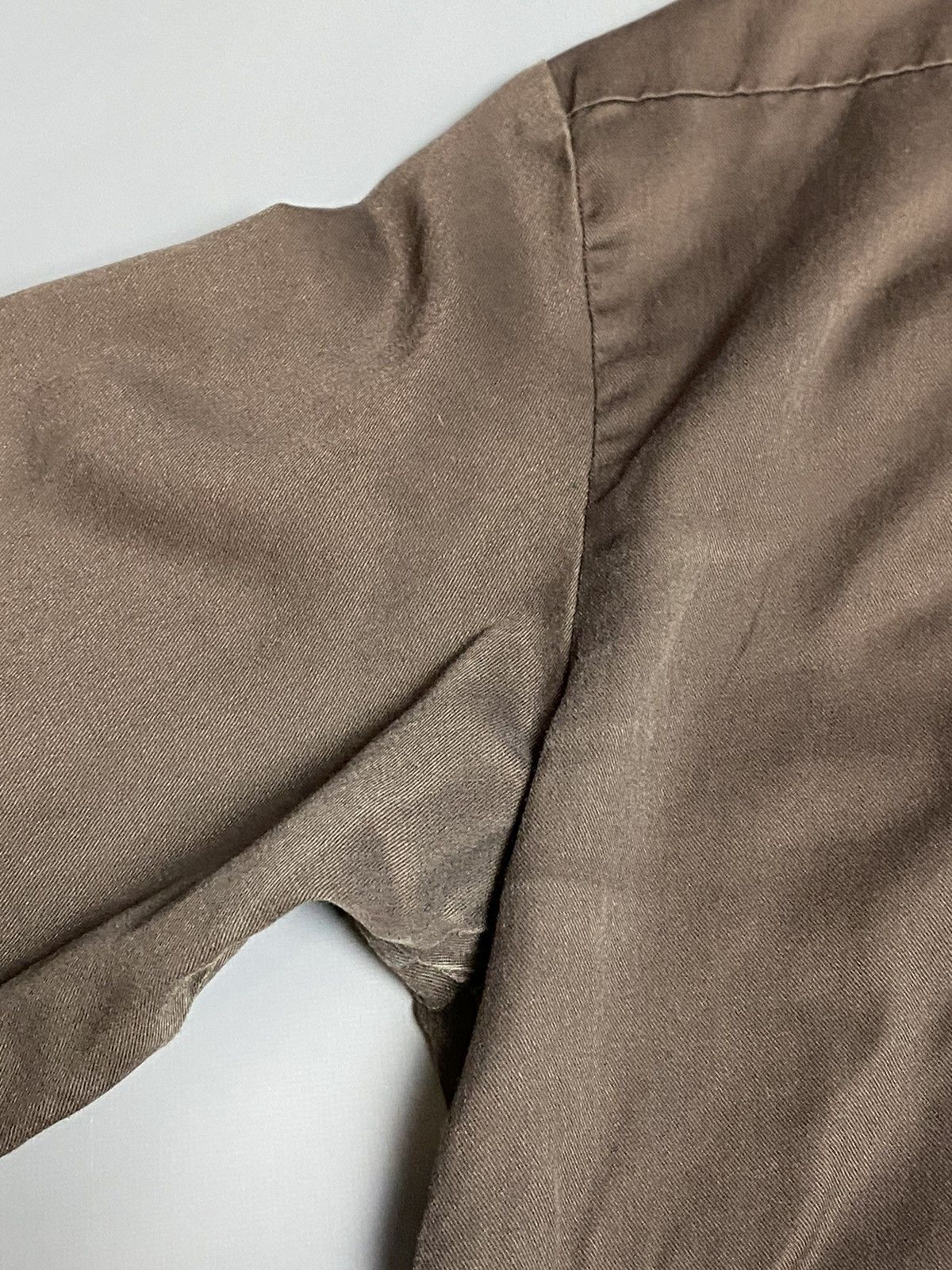 Dickies Vtg Dickies Work Faded Shirt Long Sleeve Brown/Khaki Size XL Size US XL / EU 56 / 4 - 15 Thumbnail