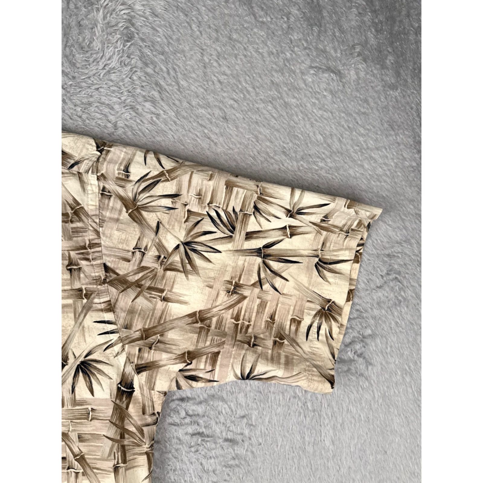 Vintage Half Moon Bay Shirt Mens 2XL Beige Floral Button Up Hawaiian Cotton Short Sleeve Button-Up Size US XXL / EU 58 / 5 - 2 Thumbnail