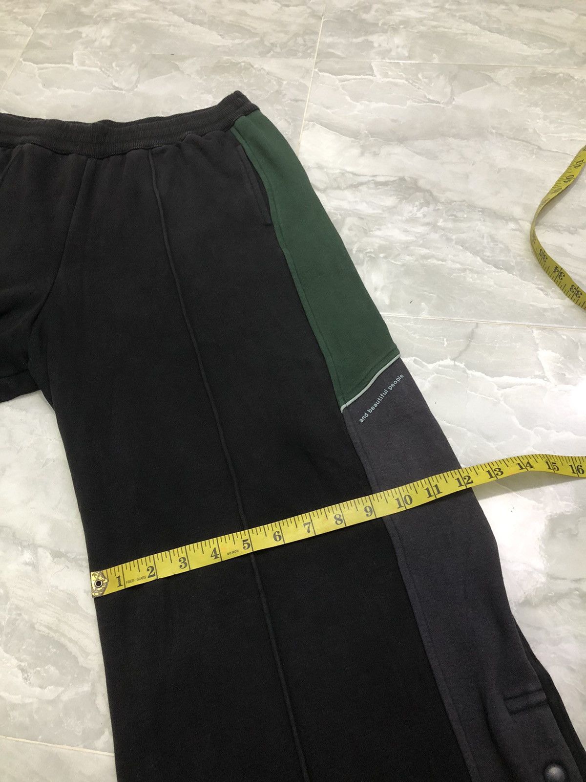 GU 🔥 GU x beautiful people Baggy Panel Track Pants Snap Hem Size US 32 / EU 48 - 13 Thumbnail