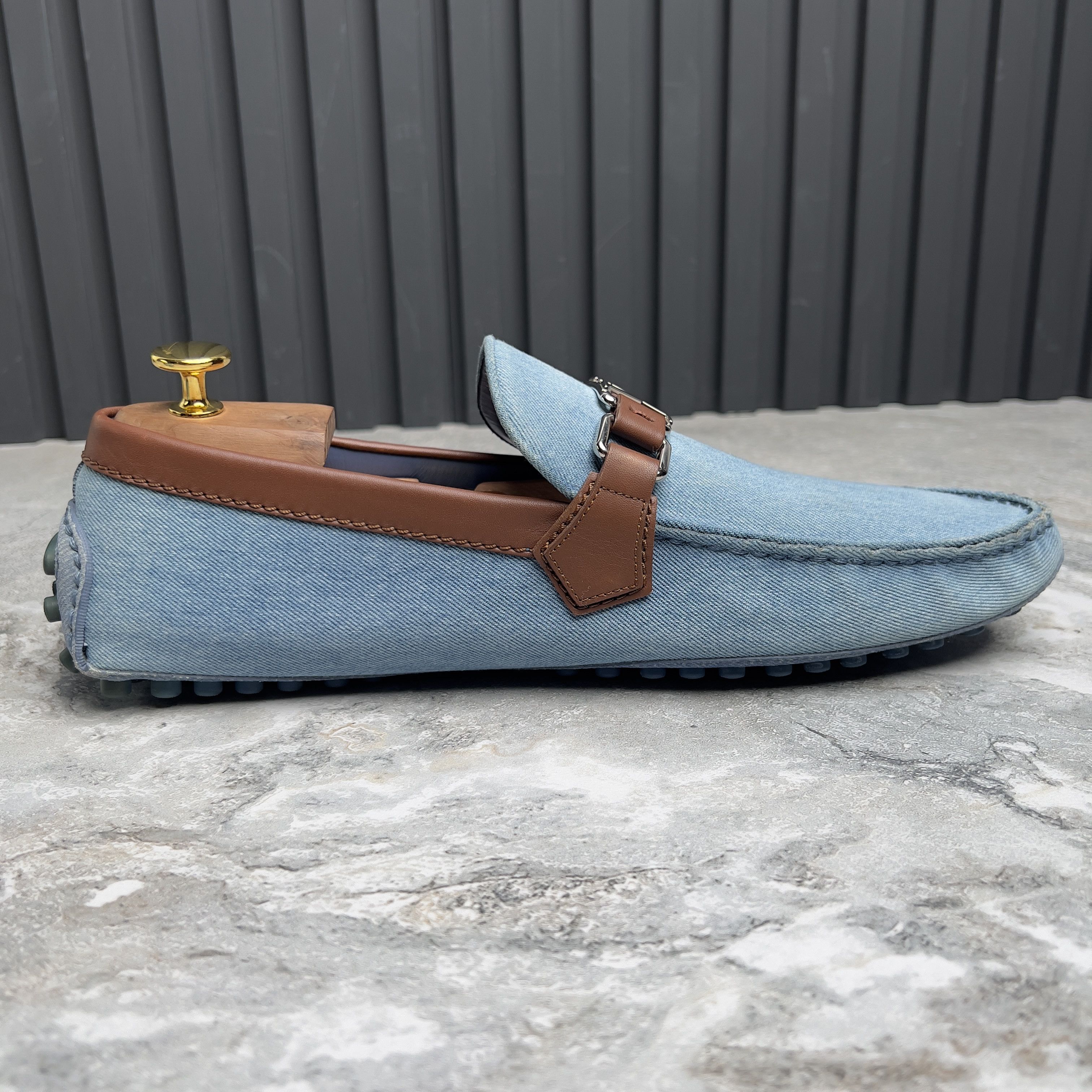 Louis Vuitton Louis Vuitton Monte Carlo Driving Moccasin Denim Size US 10.5 / EU 43-44 - 7 Thumbnail