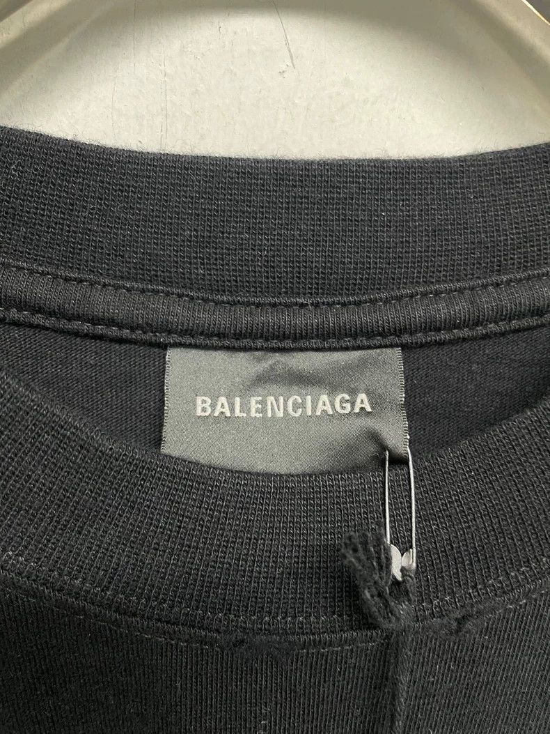 Balenciaga Balenciaga Black short sleeve T-shirt black Size US M / EU 48-50 / 2 - 5 Thumbnail
