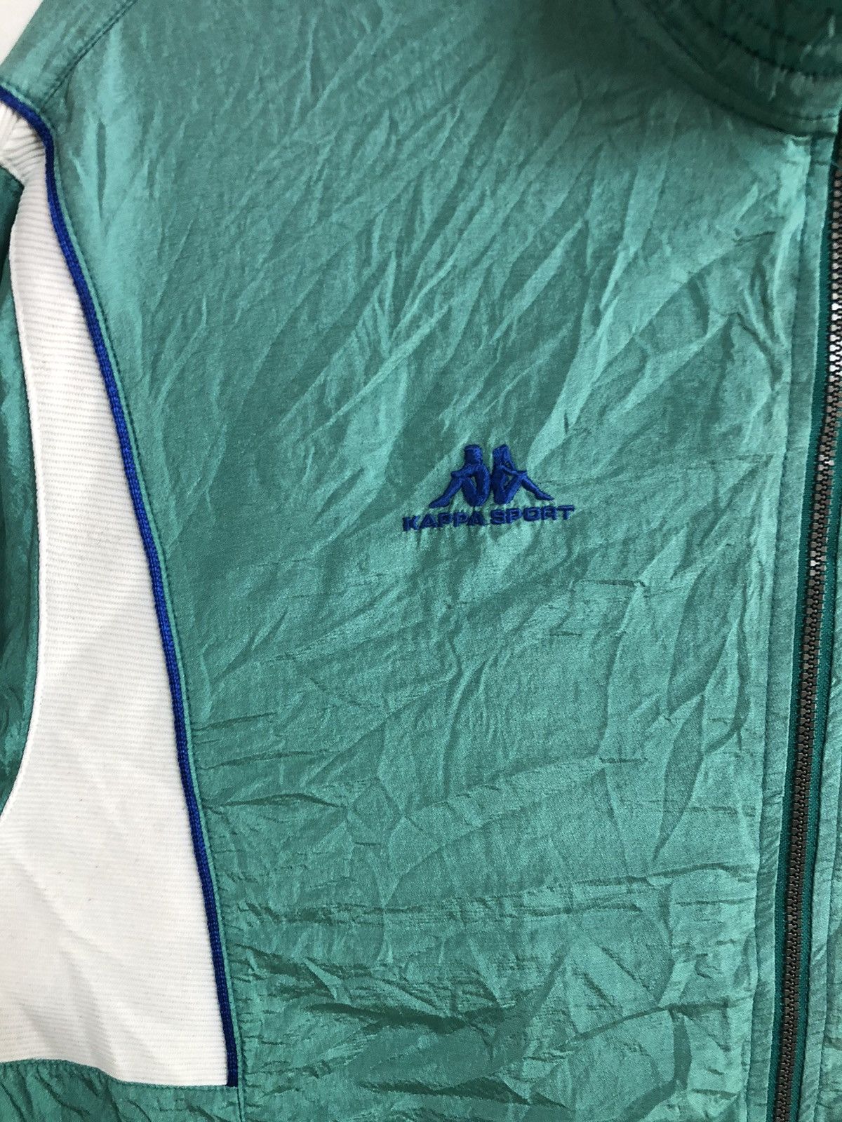 Japanese Brand × Kappa × Vintage Vintage 90’s Kappa Wind-Tex zipper Jacket Size US M / EU 48-50 / 2 - 3 Thumbnail