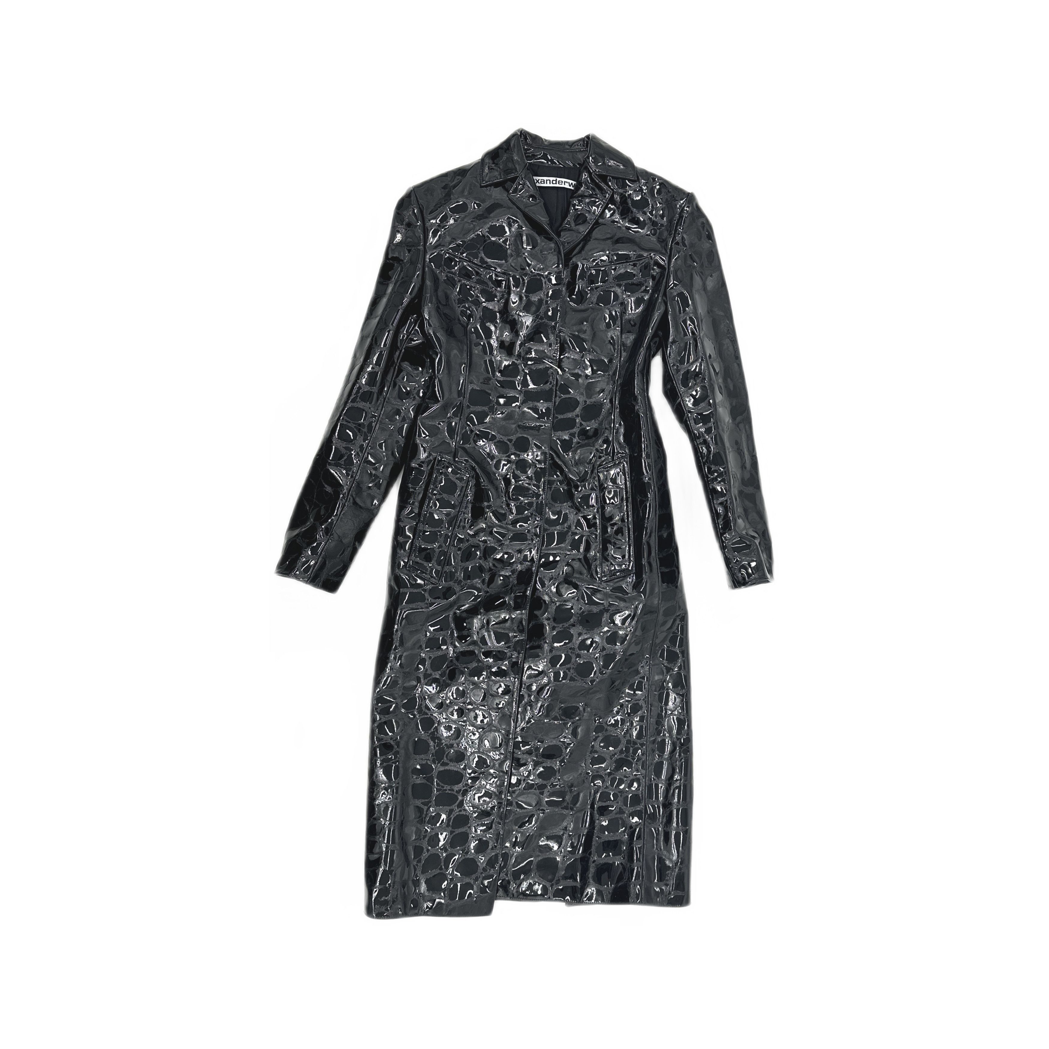 Alexander Wang Alexander Wang Textured Leather Coat Size 0 Size XS / US 0-2 / IT 36-38 - 1 Thumbnail