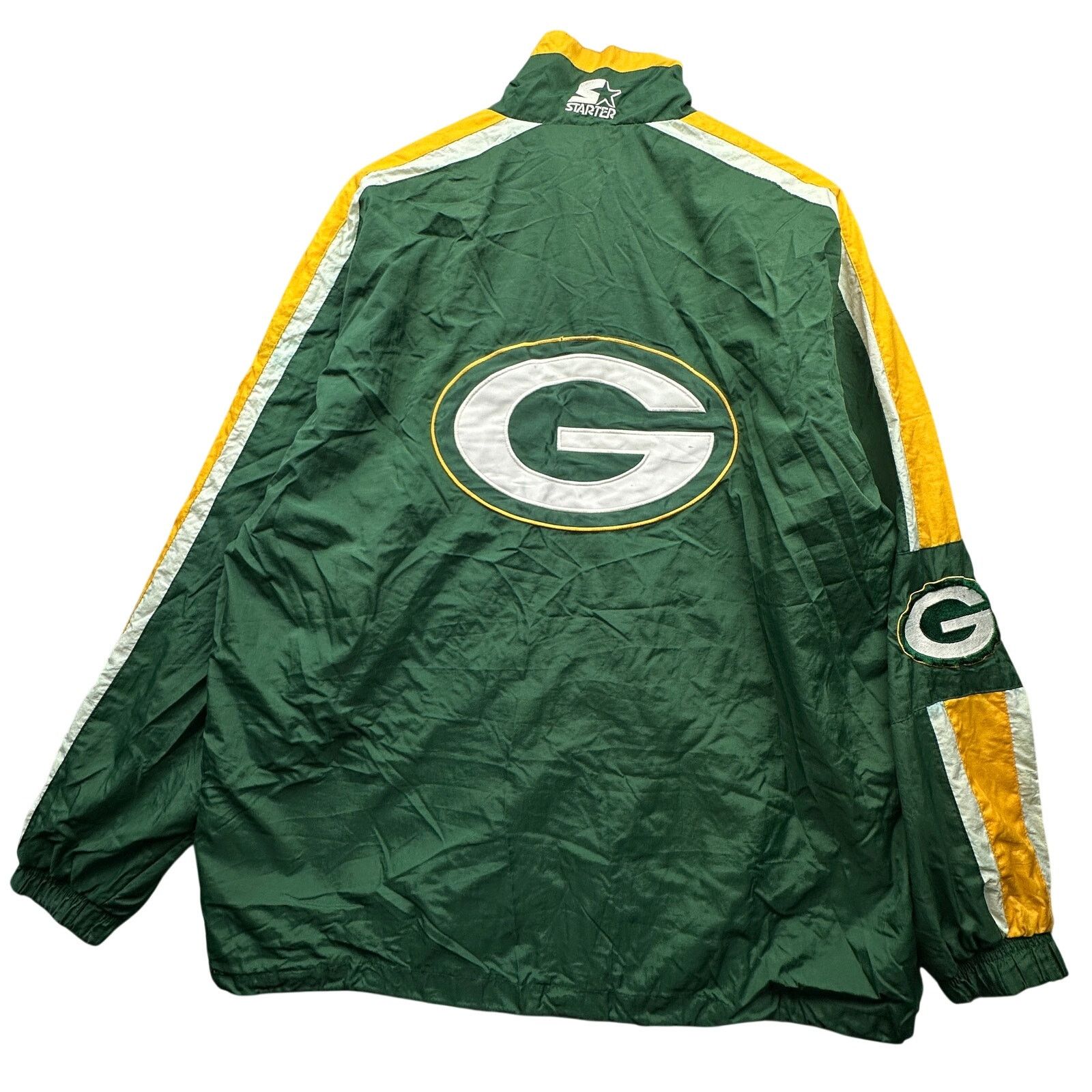 Starter VTG 90s Starter Green Bay Packers Windbreaker Jacket Large Size US L / EU 52-54 / 3 - 2 Thumbnail