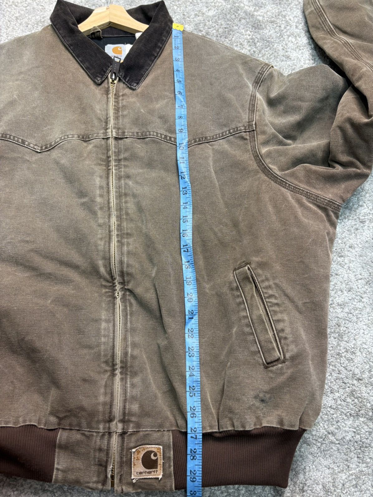 Carhartt × Vintage Vintage Carhartt Santa Fe Jacket Faded Size US XXL / EU 58 / 5 - 8 Thumbnail