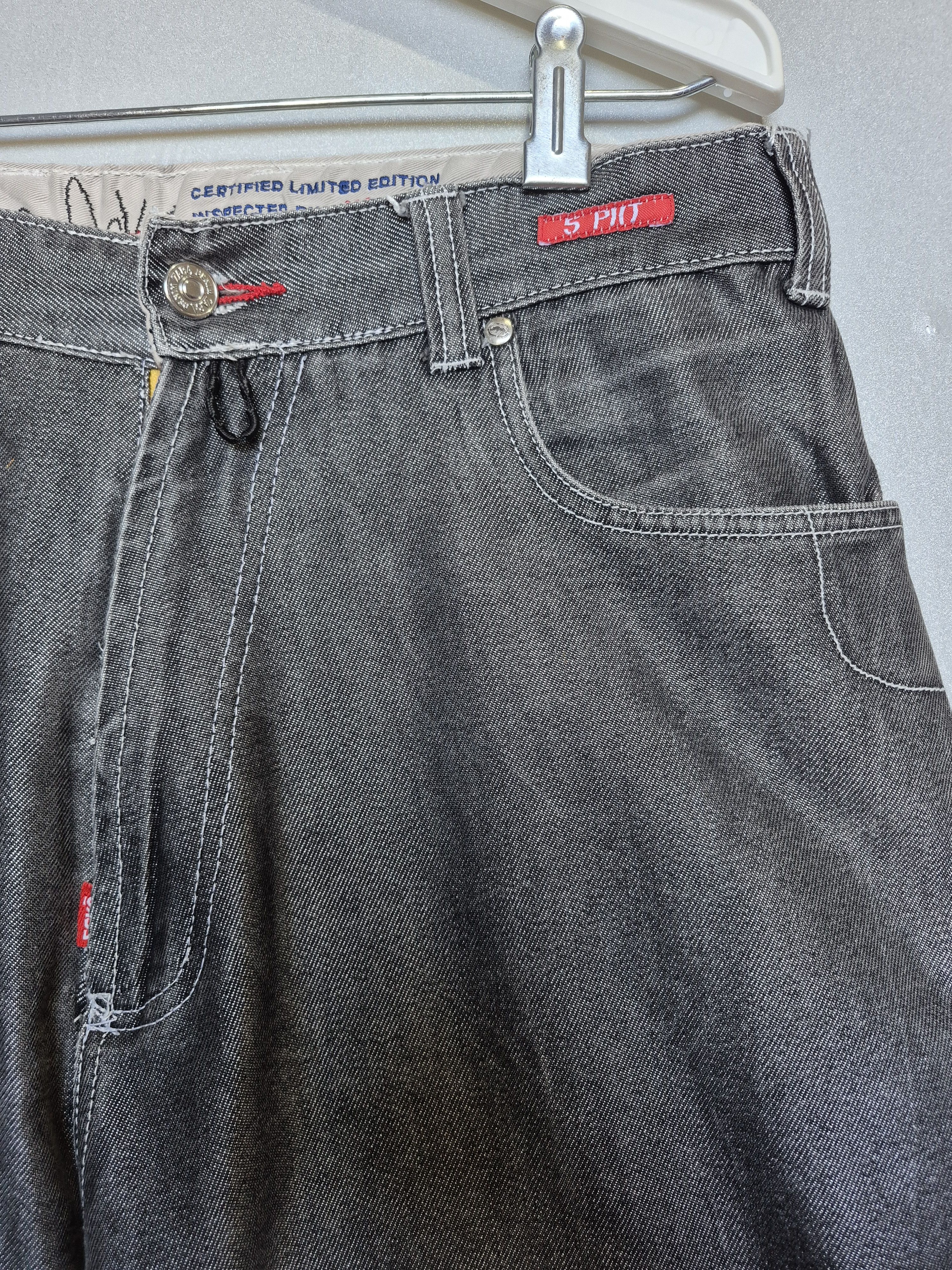 Ecko Unltd. Ecko Unltd jeans silver metallic baggy pants Y2K 5th An Size US 26 / EU 42 - 4 Thumbnail