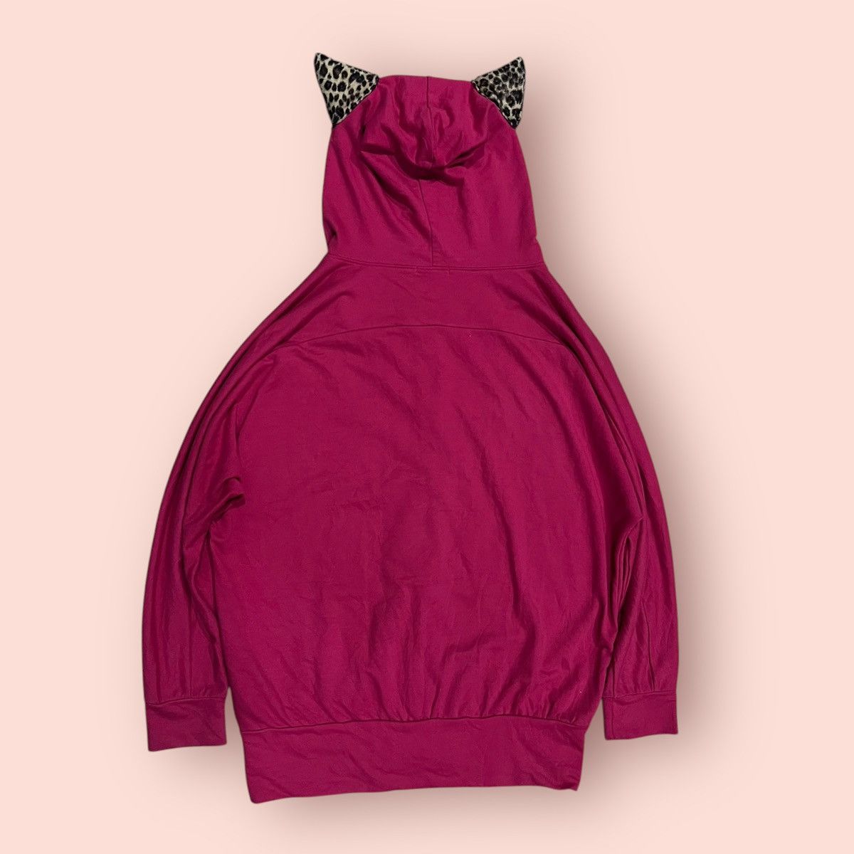 Japanese Brand VINTAGE COLZA JAPAN LEOPARD EARS HOODIE Size M / US 6-8 / IT 42-44 - 17 Thumbnail