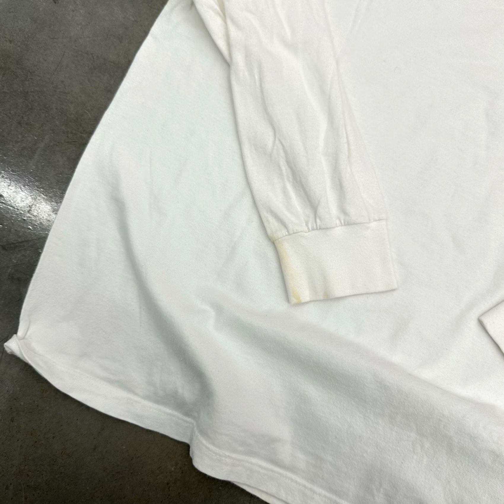 Ralph Lauren VINTAGE Polo Sport Ralph Lauren White Long Sleeve Logo Shirt XL 90s Y2K Mens XL Shirt Logo Polo Sport White Long Sleeve 90s Ralph Lauren Size US XL / EU 56 / 4 - 4 Thumbnail