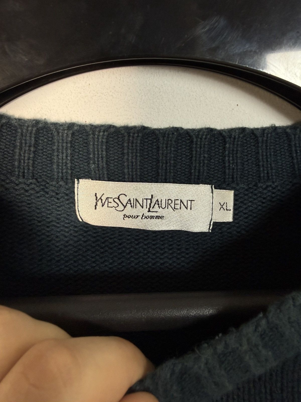 Yves Saint Laurent YSL Sweater Knit Old Money Vintage Yves Saint Laurent Size US XL / EU 56 / 4 - 5 Thumbnail