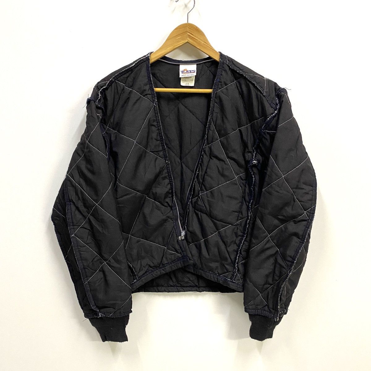 Vintage Vintage Topps FR Nomex IIIA Liner Bomber Black Small Size US S / EU 44-46 / 1 - 2 Thumbnail