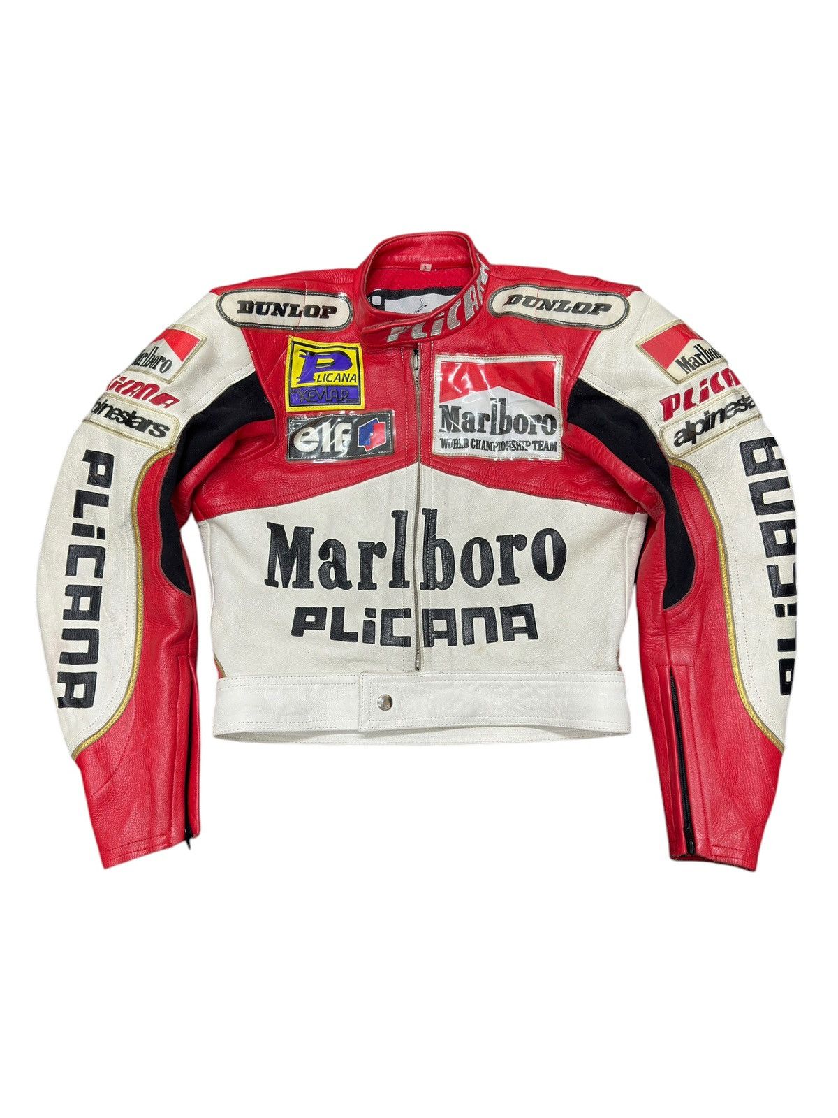 Alpinestars × Marlboro × Vintage Vintage Marlboro Leather Racing Suit Separated Size US 30 / EU 46 - 2 Thumbnail