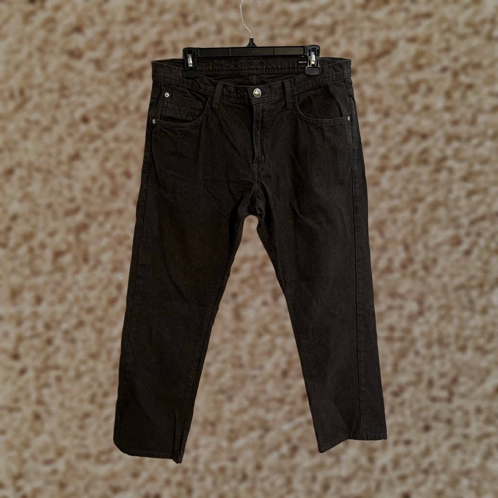 Vintage Agave USA Brown Melange Flannel Pants Men's 34 (35x31) Size US 34 / EU 50 - 1 Thumbnail