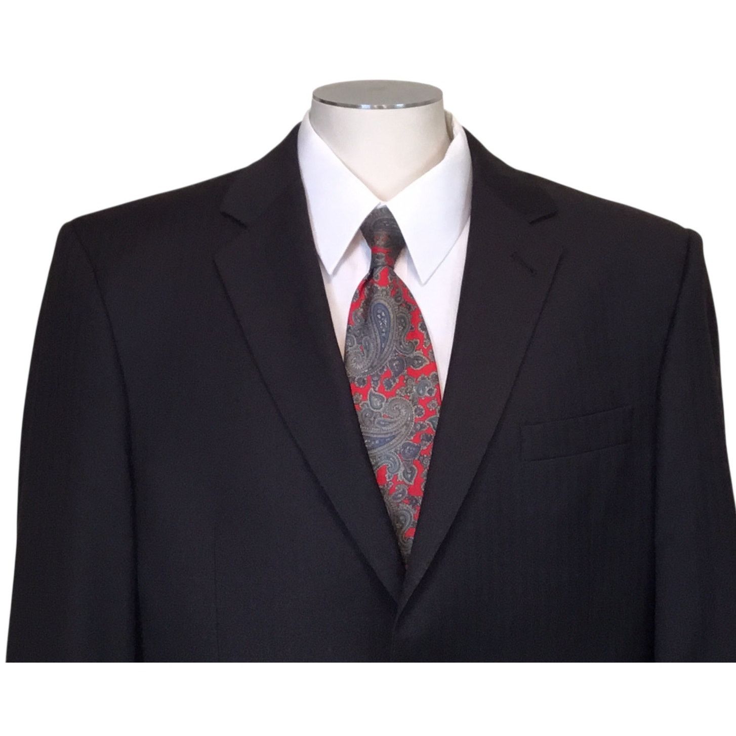 Jos. A. Bank Joseph A. Bank Suit Coat 42 Reg Black Signature Collection Size US L / EU 52-54 / 3 - 2 Thumbnail