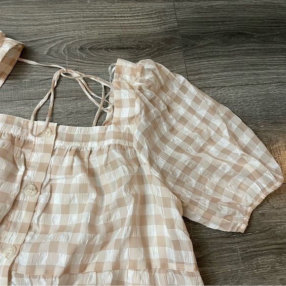 Other NWT En Saison Pink Value Gingham Mini Babydoll Dress Size M Size M / US 6-8 / IT 42-44 - 5 Thumbnail