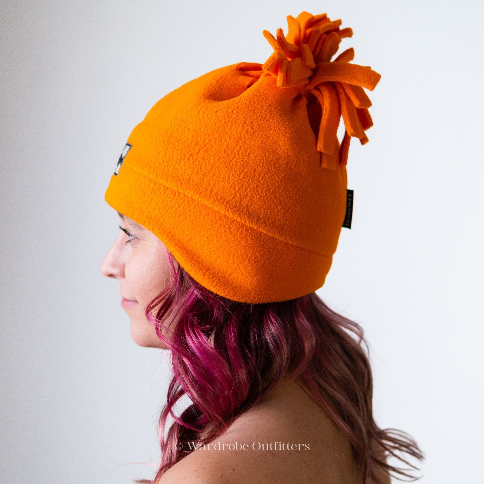 Vintage RARE Vintage 90 Screamer Fleece Snowboarding Ski Hat PomPom Size ONE SIZE - 4 Thumbnail