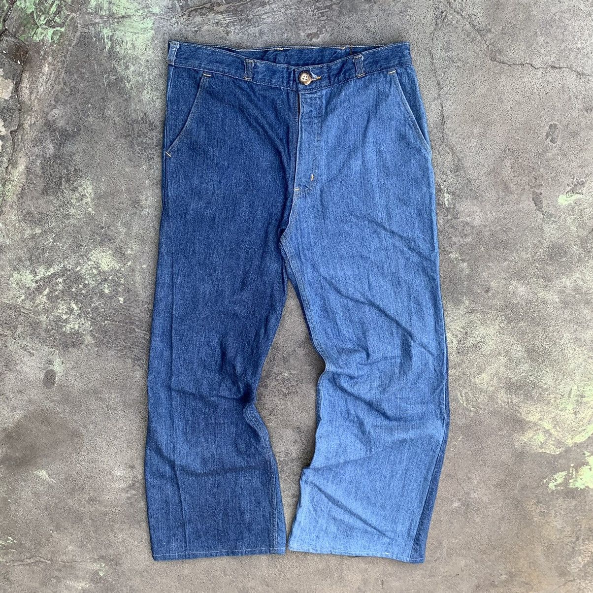 Japanese Brand UFO Flare jeans if six was nine style Size 29" - 1 Thumbnail