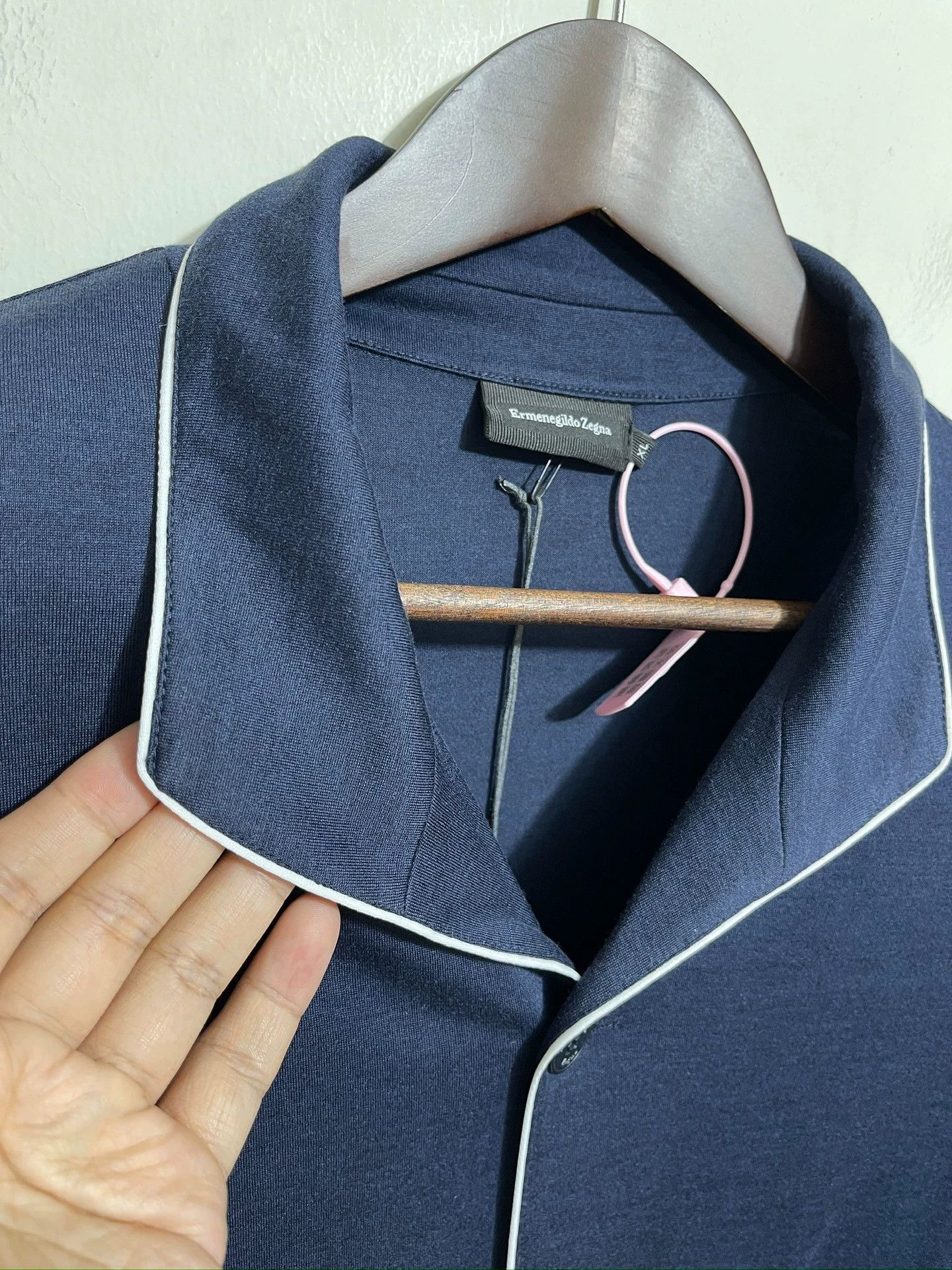 Ermenegildo Zegna Ermenegildo Zegna Silk-Cotton Loungewear Set XL Size US XL / EU 56 / 4 - 5 Thumbnail