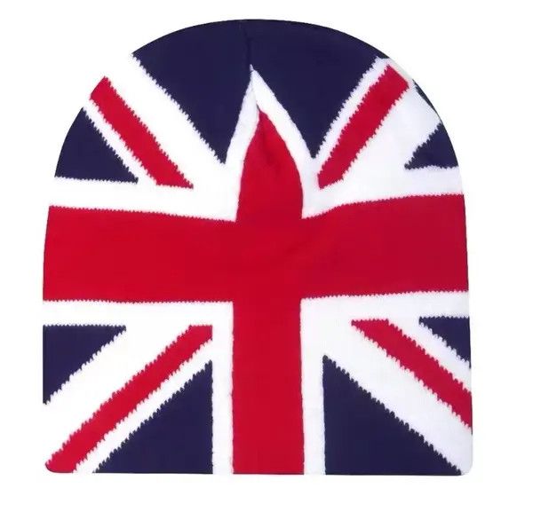 Japanese Brand Fukatsu x Rieko British Beanie Hat Baby Blue Size ONE SIZE - 1 Thumbnail