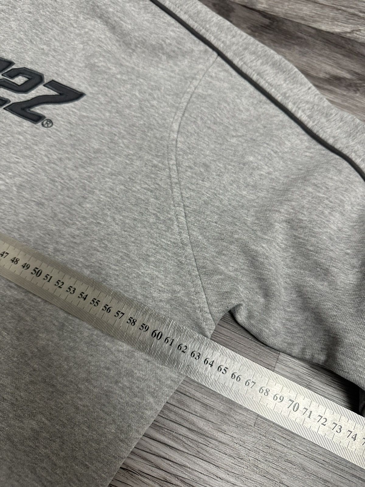 Nike Nike Cortez Vintage Grey Hoodie Big Logo Box Baggy Fit hype Size US L / EU 52-54 / 3 - 13 Thumbnail
