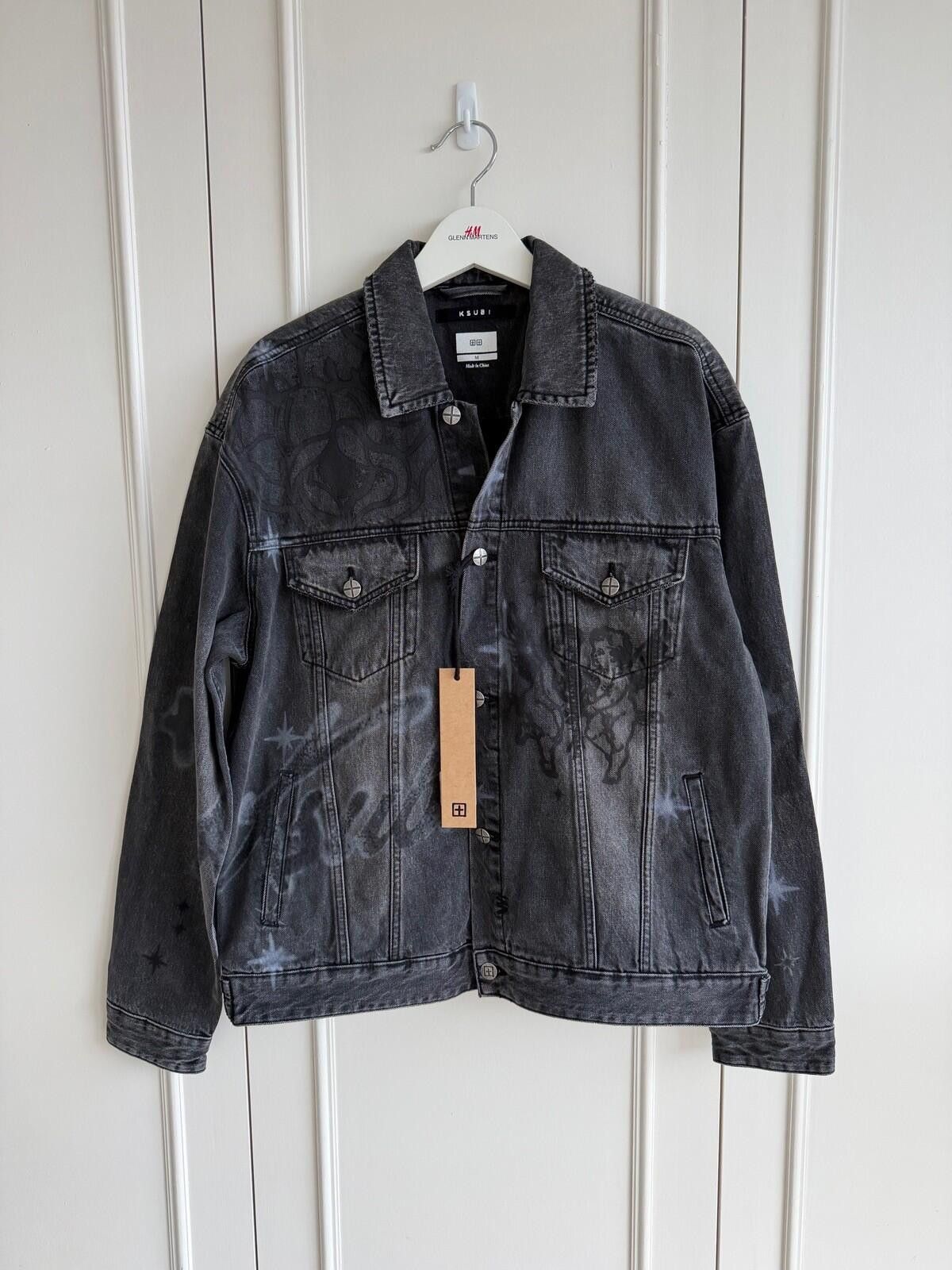 Ksubi new Ksubi mens oh g jacket medium m denim axl cherub grey Size US M / EU 48-50 / 2 - 1 Thumbnail