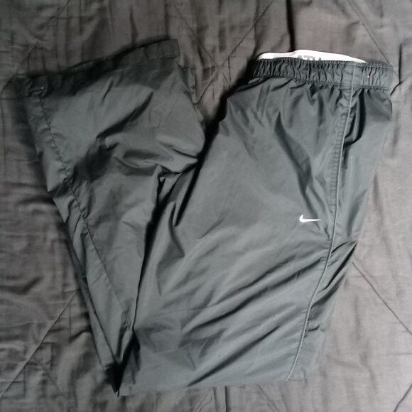 Nike Vintage Y2K Nike Small Swoosh Mesh Lined Wind Pants Joggers Size US 32 / EU 48 - 1 Thumbnail