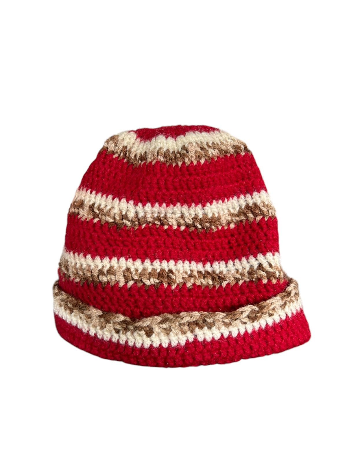 Japanese Brand × Kapital × Vintage Crochet Knitted handmade Beanie Hats ☠️☠️ Size ONE SIZE - 2 Thumbnail