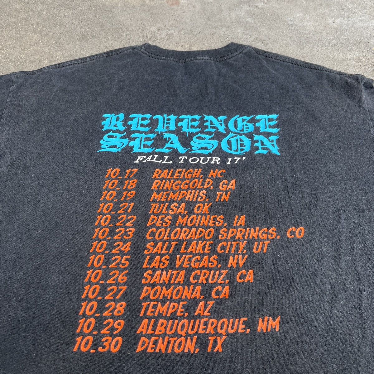 Band Tees Revenge Season Tour Promo Tee XL Grindcore Size US XL / EU 56 / 4 - 6 Thumbnail