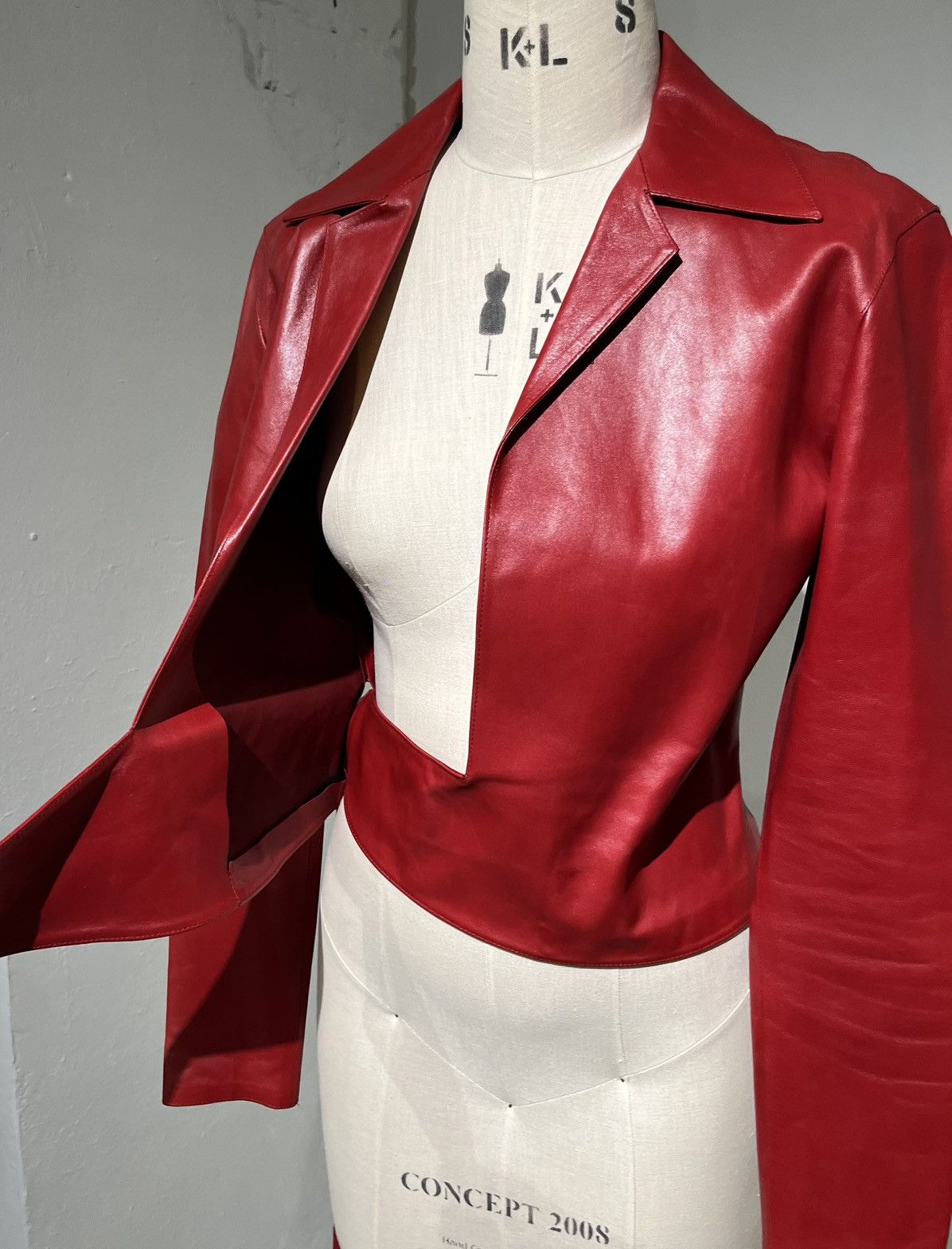 Gucci 2001 Tom Ford Wrap Leather Shirt Size S / US 4 / IT 40 - 11 Thumbnail