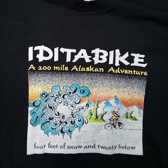 Vintage Vintage Iditabike Alaskan Adventure Ride T-Shirt Size US L / EU 52-54 / 3 - 1 Thumbnail