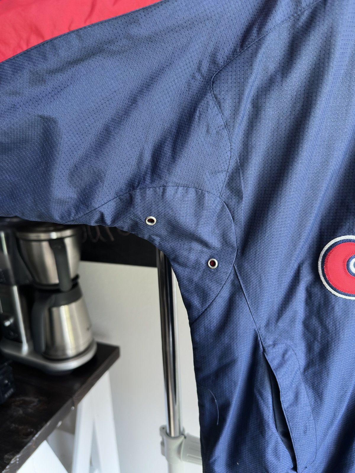 Majestic Vintage Majestic MLB Indians Nylon Pullover Navy Blue Size US M / EU 48-50 / 2 - 5 Thumbnail