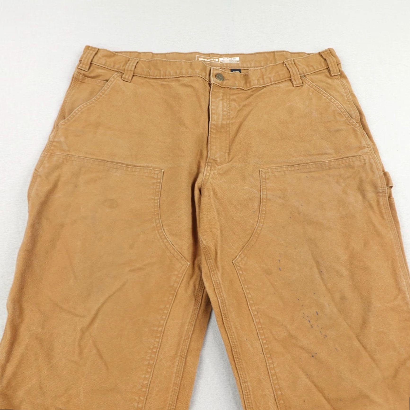 Carhartt Carhartt Rugged Flex Duck Pants 42x31 Brown Relaxed Fit Utility Double Knee Mens Size US 42 / EU 58 - 2 Thumbnail