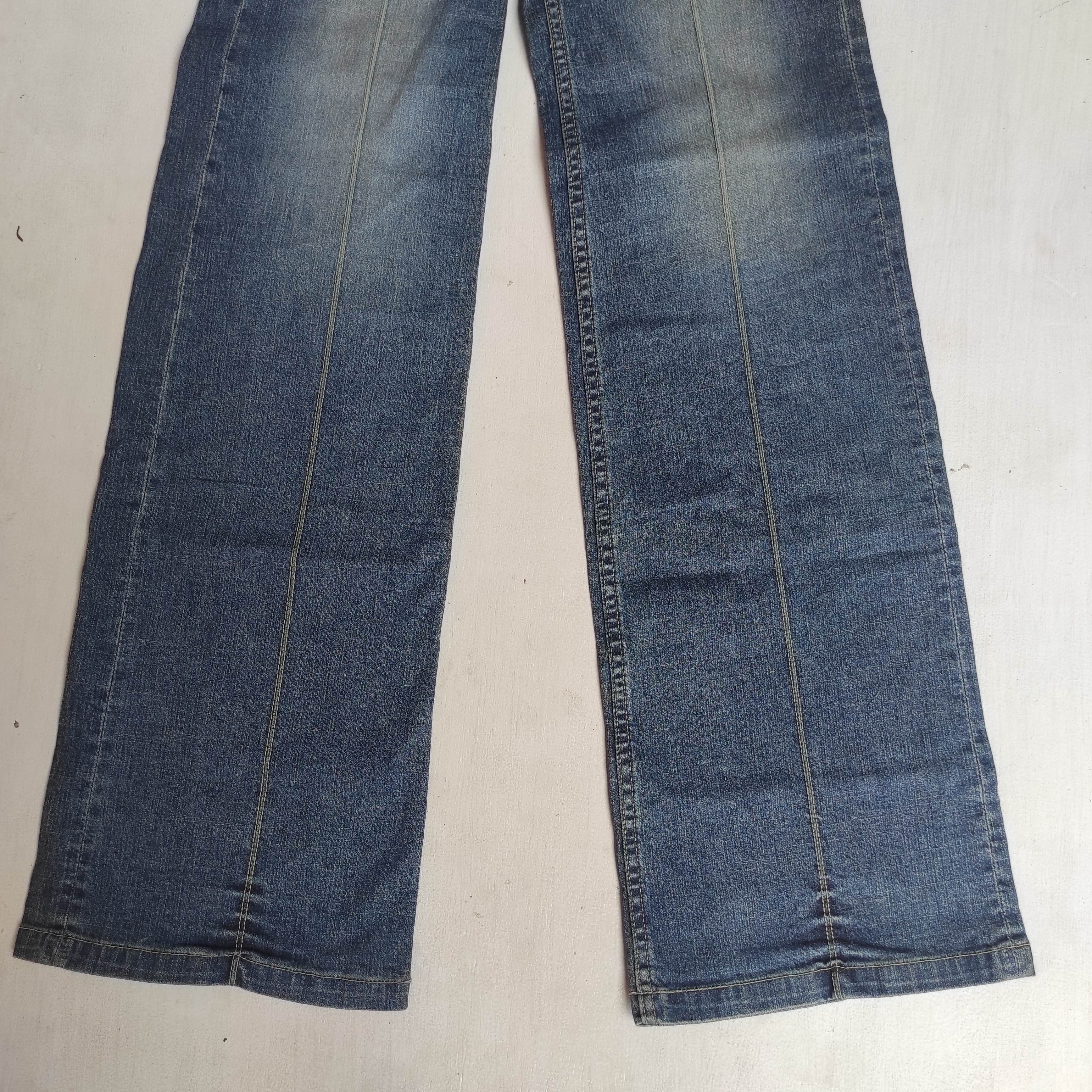 Hysteric Glamour Nudist Jean Brappers Baggy Low Waist Flare Denim Jeans BNWT Size 28" / US 6 / IT 42 - 3 Thumbnail