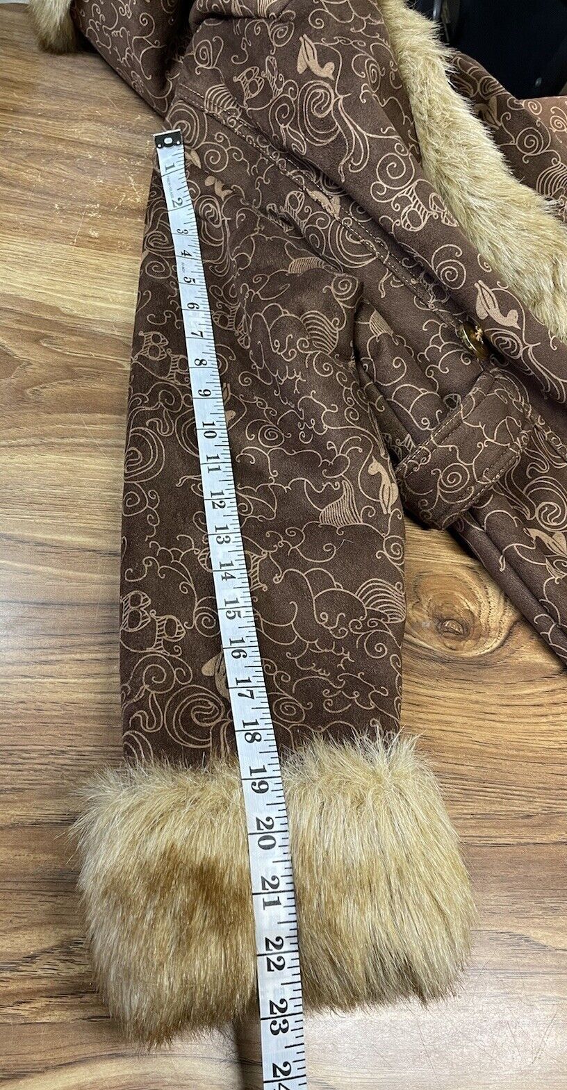 Phat Farm Baby Phat Brown Faux Fur Women’s Vtg Coat - Size Large Size L / US 10 / IT 46 - 14 Thumbnail