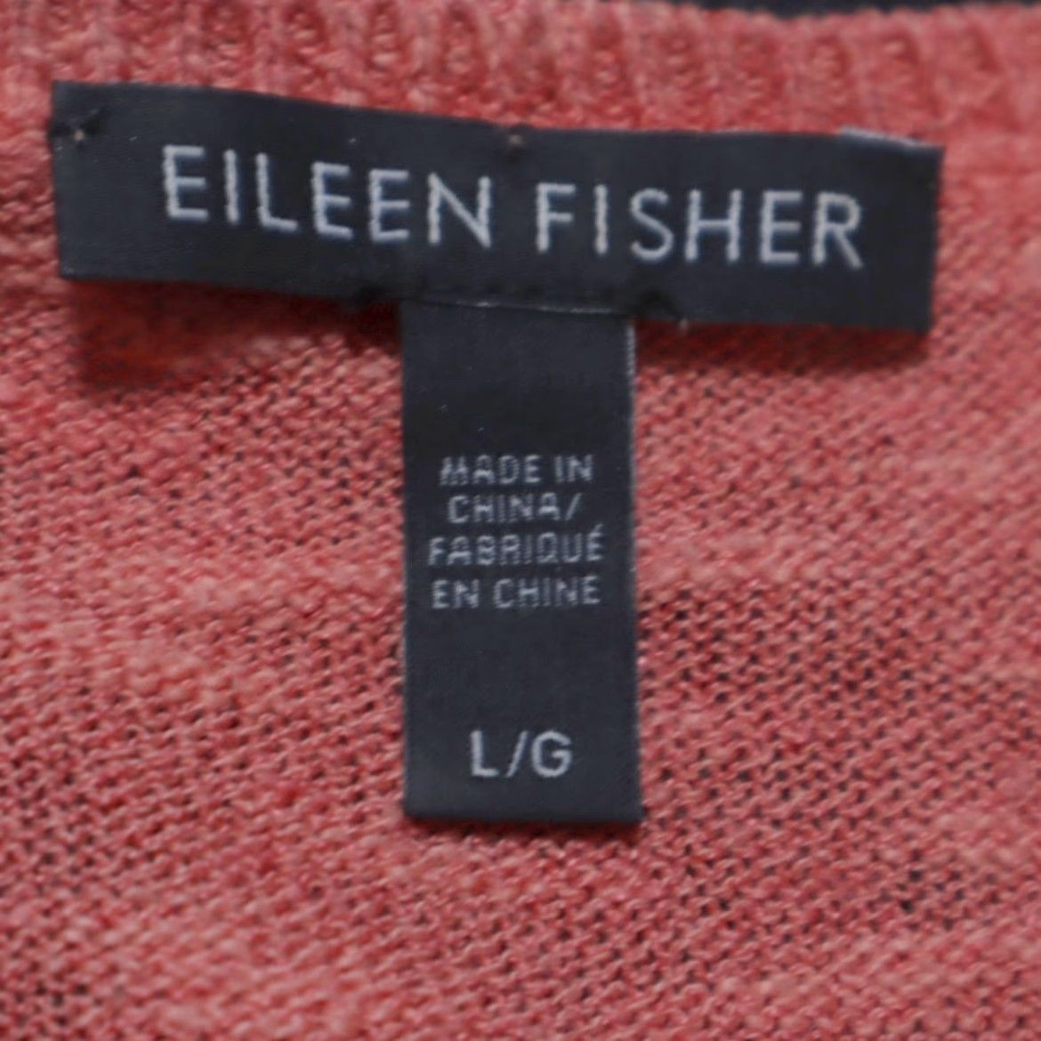 Eileen Fisher Eileen Fisher Pullover Tunic Organic Linen Heather Long Sleeve Shirt Pink Women's L Shirt Size L / US 10 / IT 46 - 5 Thumbnail