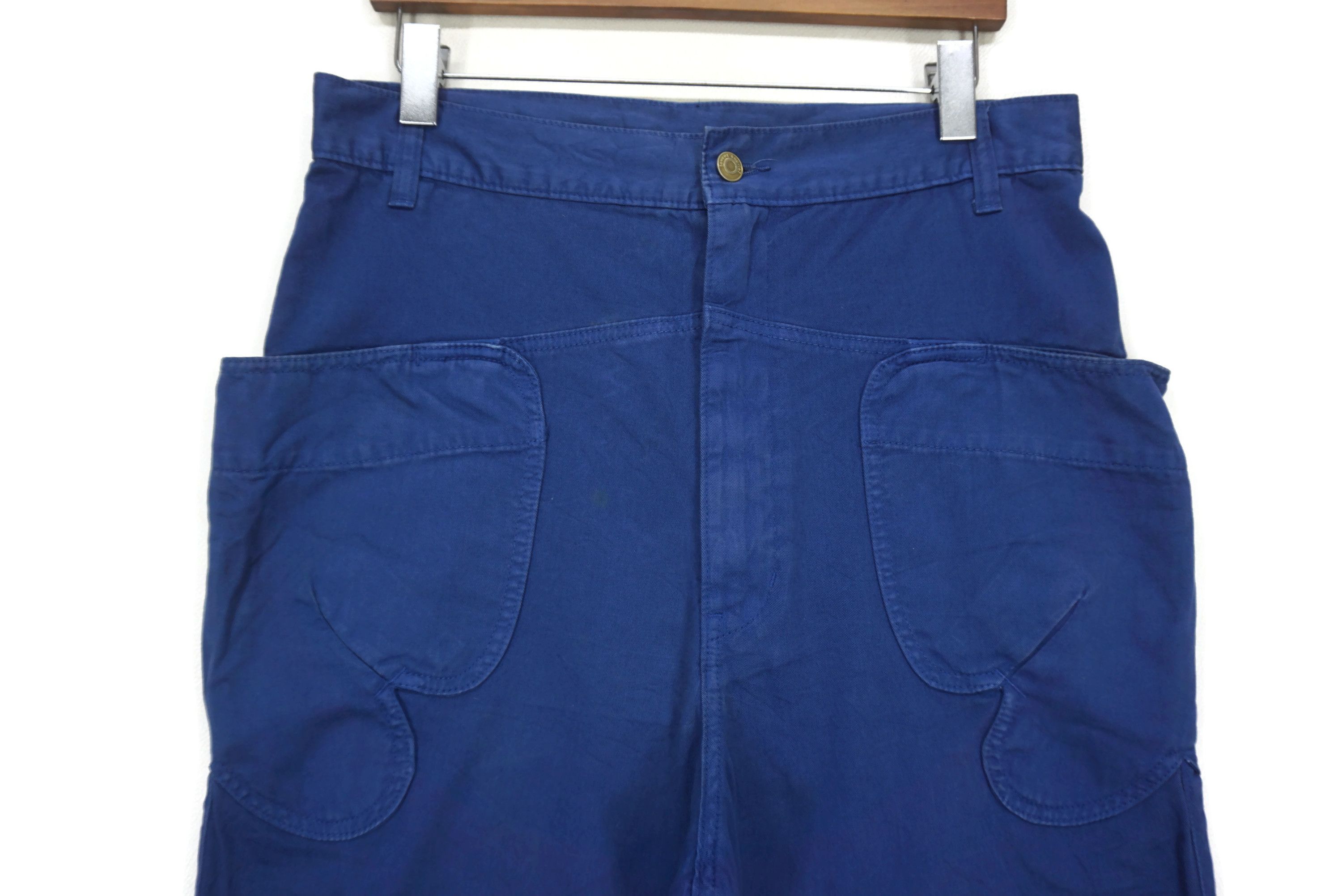 mercibeaucoup Butterfly Shape Pocket Pants Size W33xL27.5 Cropped Trousers Size 28" / US 6 / IT 42 - 3 Thumbnail