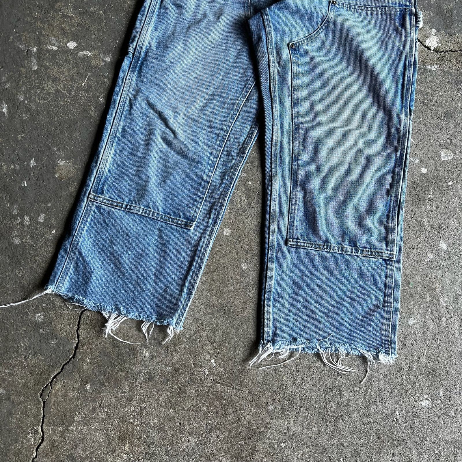 Carhartt × Vintage Carhartt denim blue jean double knee work carpenter pants Size US 29 - 3 Thumbnail